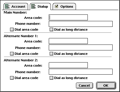 dialup window