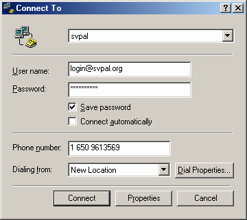 svpal connection